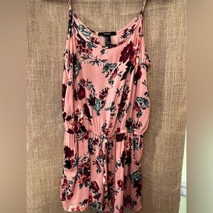 Forever 21 Floral Romper S
